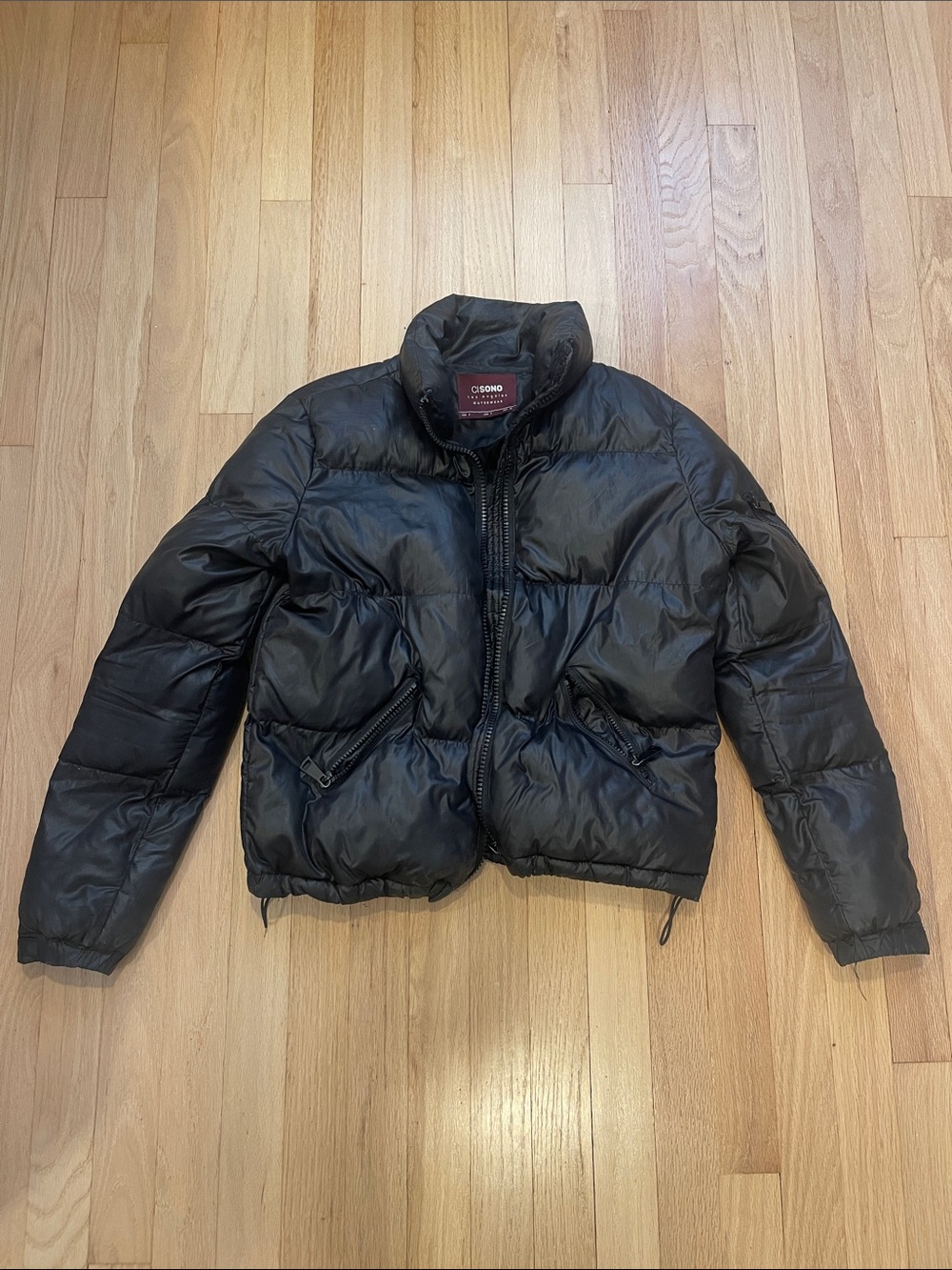 Women’s Black Puffer Jacket - size S